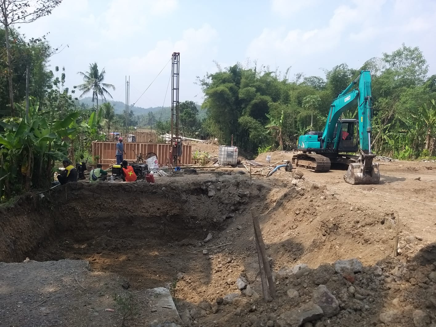 Antusiasme Warga Sindangbarang Sambut Jembatan Gantung Cingkangkareng, Kirim Makanan untuk Pekerja Proyek