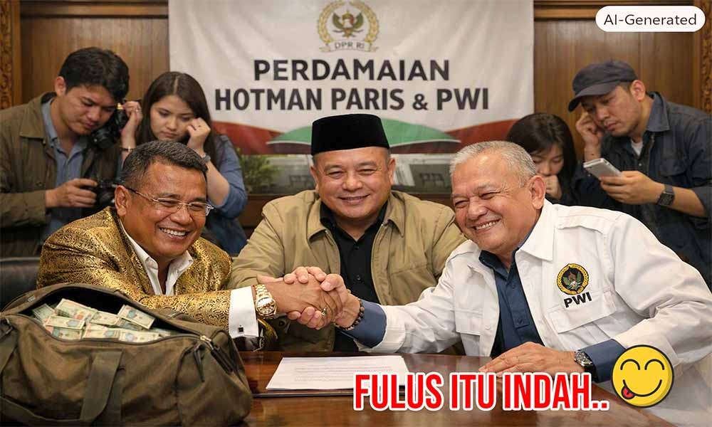 Perdamaian Hotman Paris–PWI: Ketika Hukum Tunduk pada Bargaining Power dan Panggung Elit, Jadikan Hukum Alat Mainan