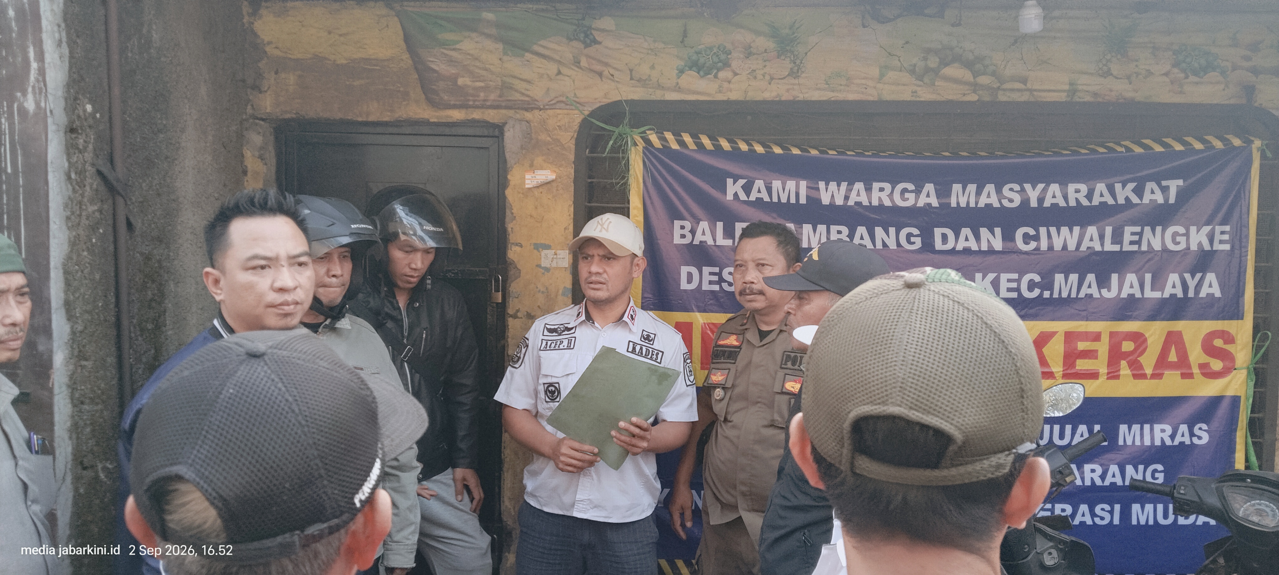 Gerakan Selamatkan Generasi Muda, Kades Dan Masyarakat Sukamaju Majalaya Gelar Razia Miras dan Obat -Obatan