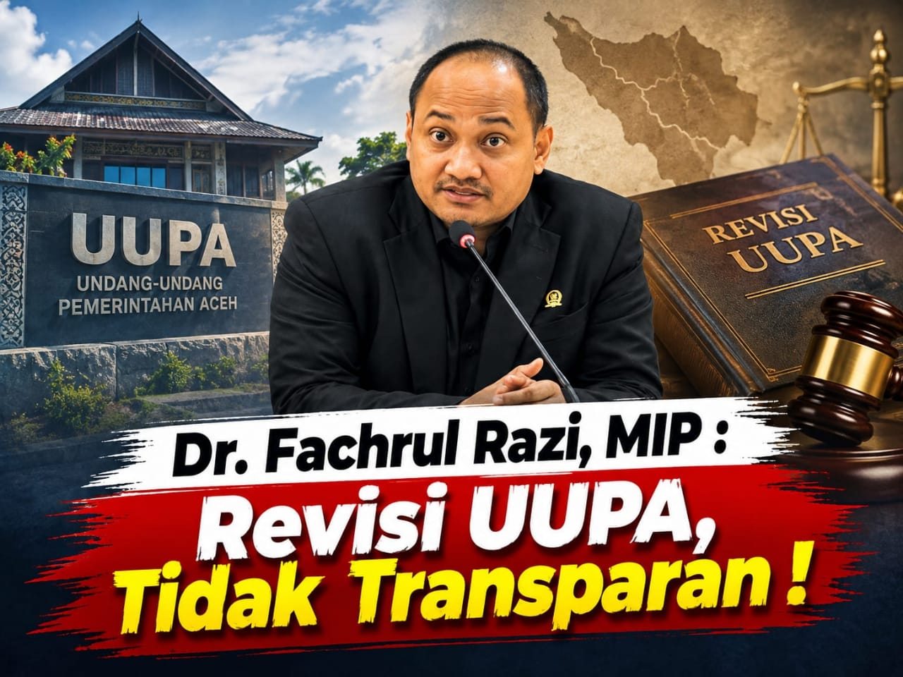 DR. FACHRUL RAZI: REVISI UUPA JANGAN HANYA BICARA 2,5 PERSEN, RAKYAT ACEH BERHAK TAHU SELURUH ISINYA