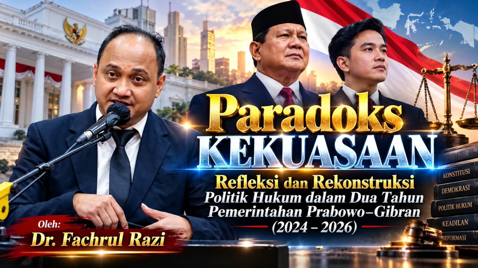 Paradoks Kekuasaan: Refleksi Dan Rekonstruksi Politik Hukum Dalam Dua Tahun Pemerintahan Prabowo–Gibran (2024–2026)