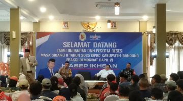 Anggota DPRD Kab. Bandung Dari Fraksi Demokrat H. Asep Ikhsan Gelar Reses Tampung Aspirasi