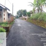 Pemdes Babakan Kecamatan Ciparay Laksanakan Pembangunan Hotmix Jalan Lingkungan