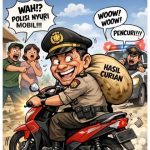 Institusi POLRI di Duga Sarang Pencuri, Polisi Curi Mobil Mantan Polisi di Kantor Polres Minahasa 