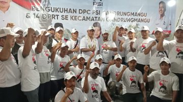 Perkuat Akar Rumput, Ketua DPD PSI Cilacap Lantik Pengurus DPC dan Ranting Gandrungmangu